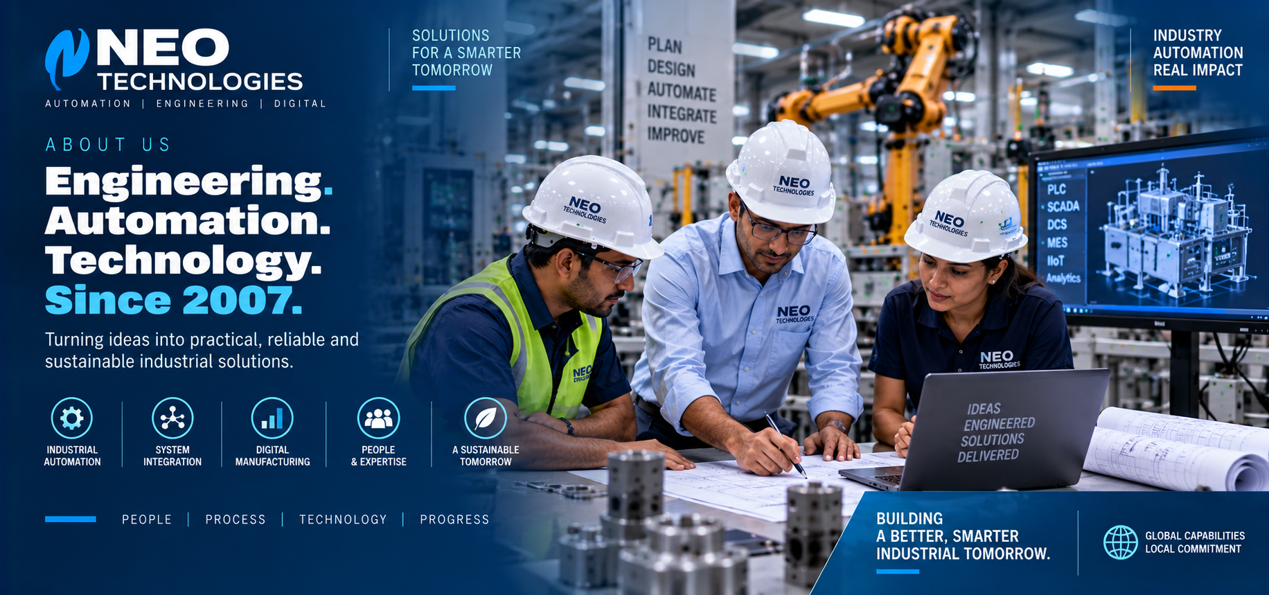Neo Technologies engineering, industrial automation, system integration and digital technology solutions
