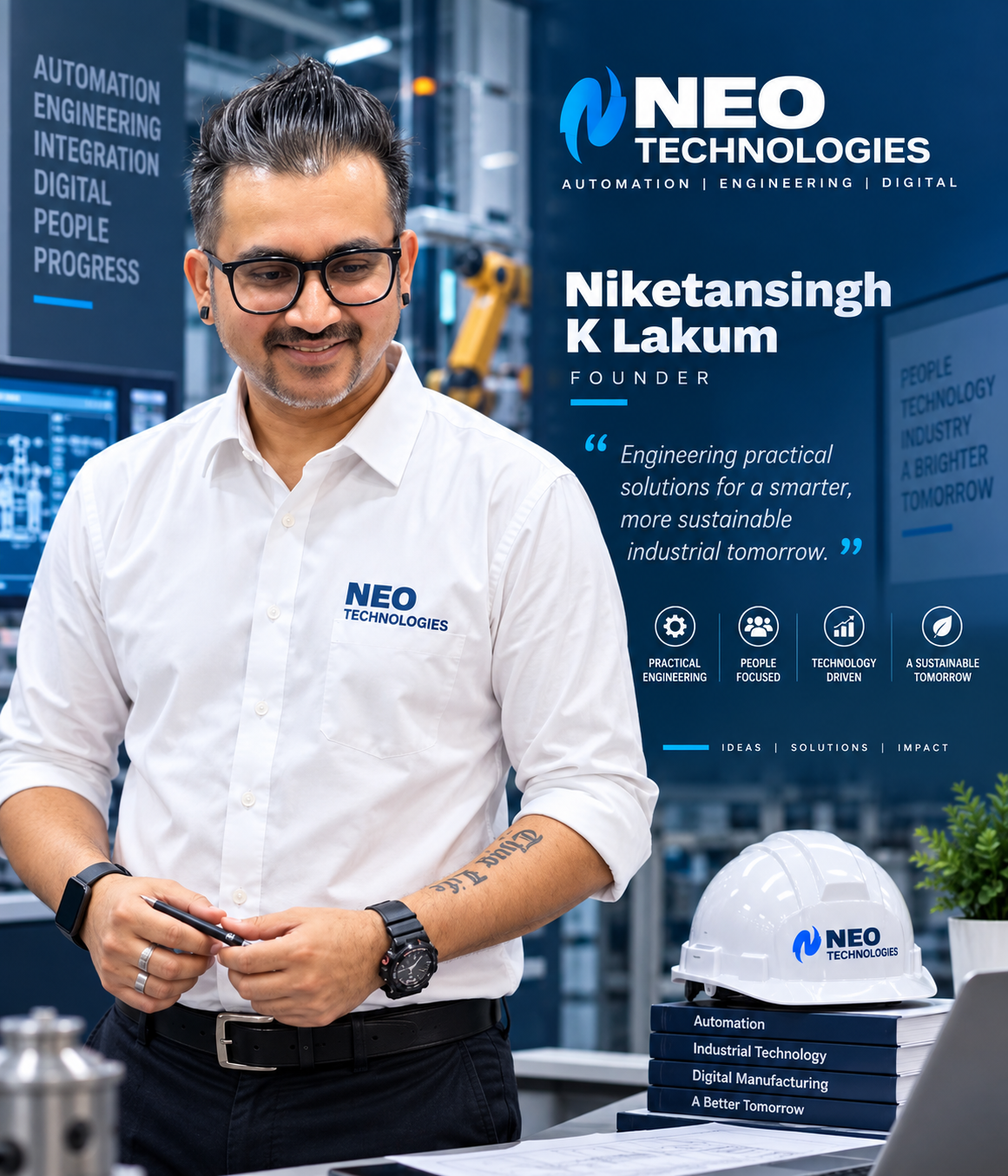Niketansingh K Lakum founder of Neo Technologies